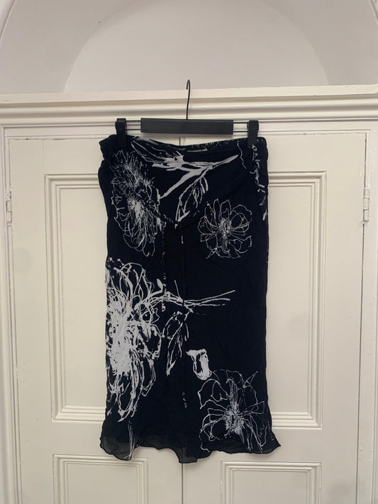 black floral bluemotion skirt 