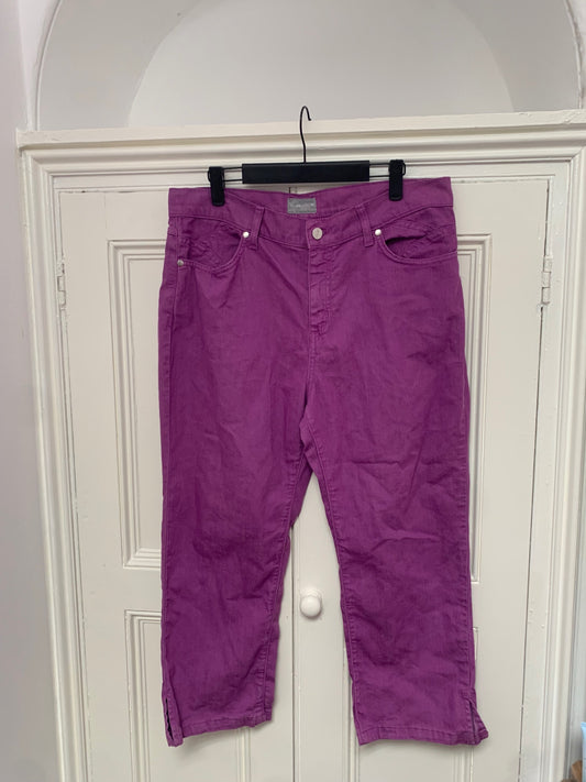 per una purple capris