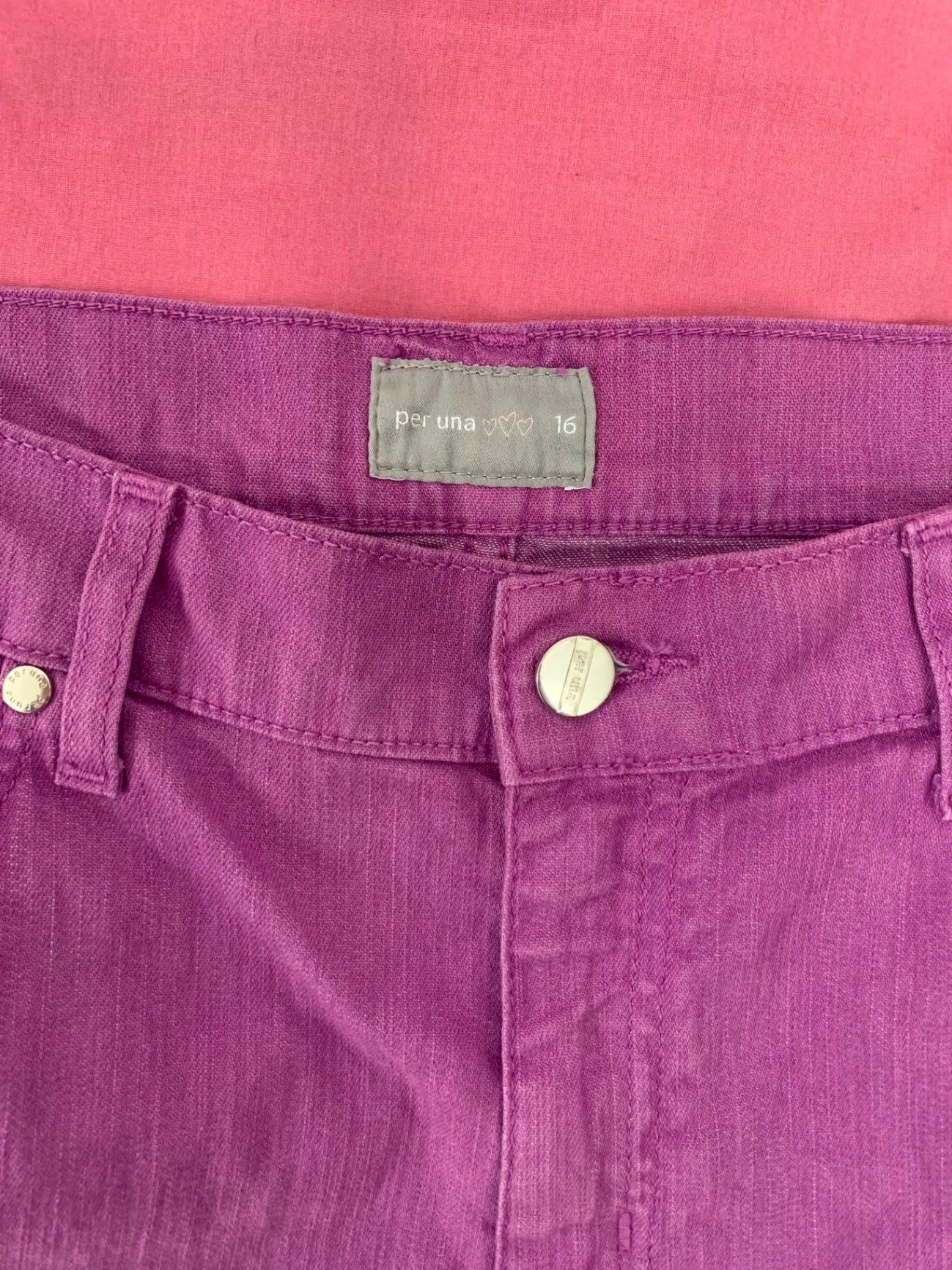 per una purple capris
