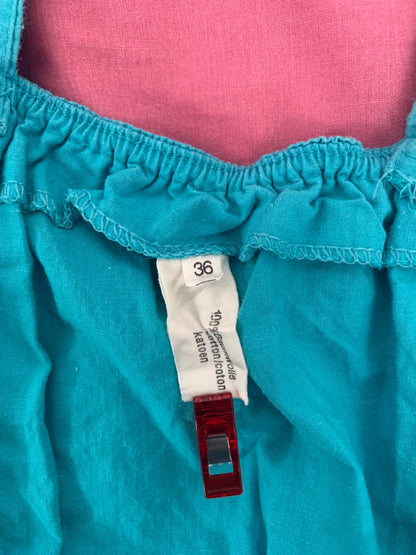 vintage 100% cotton blue dress 