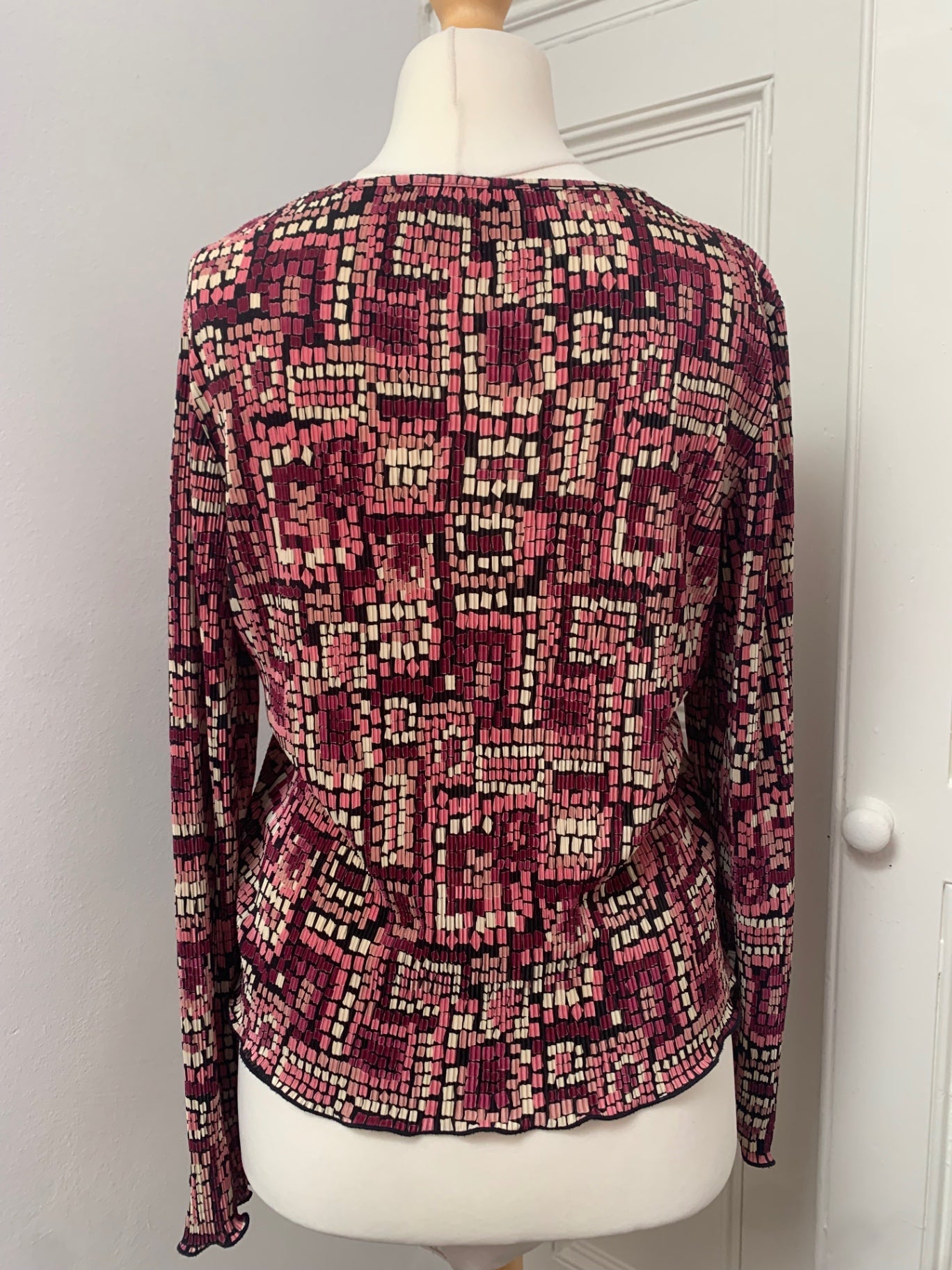 vintage mosaic berkertex top