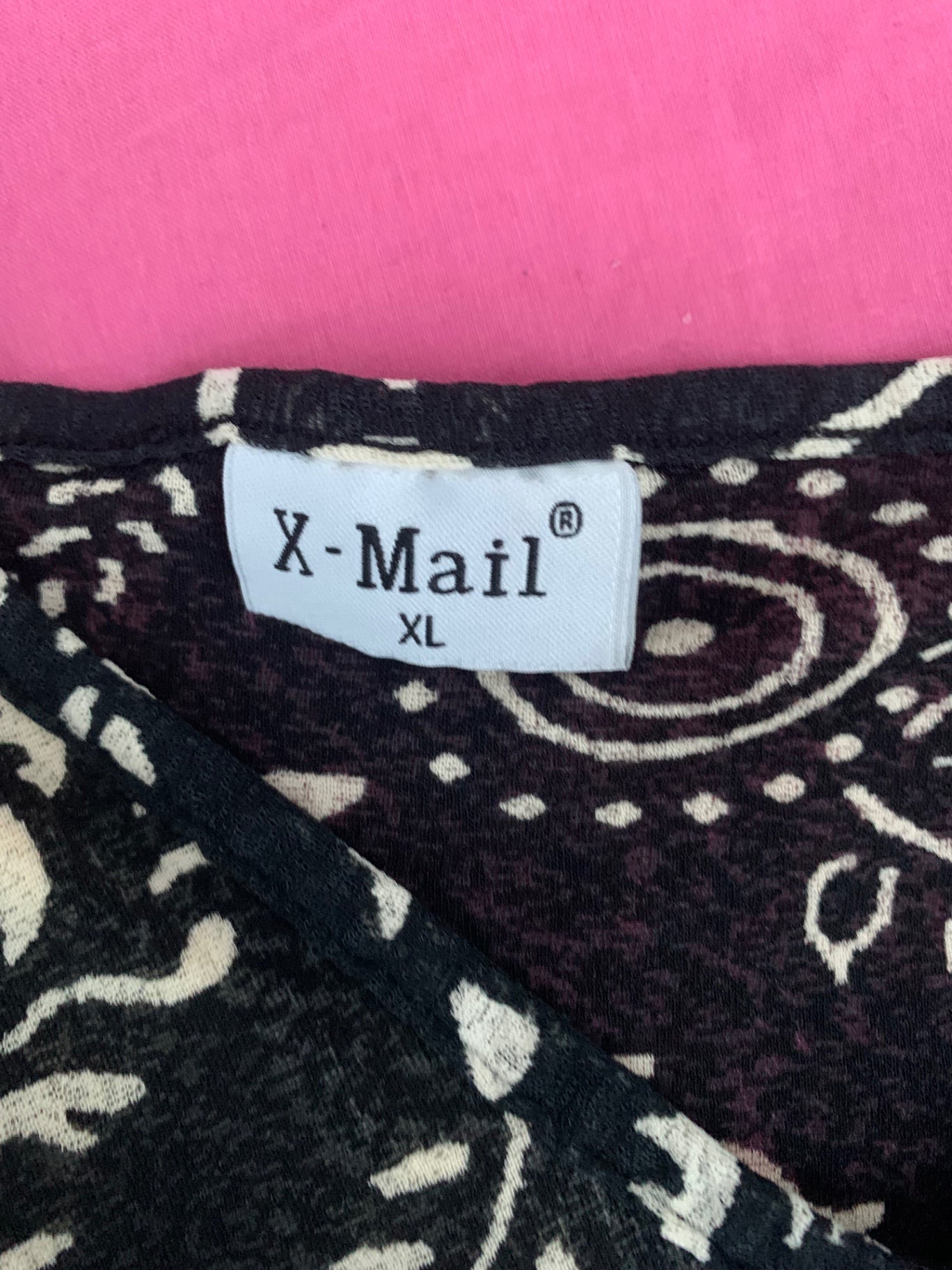 vintage 00s floral black top 