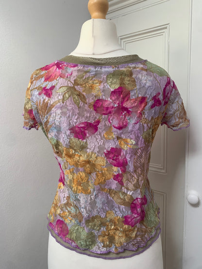 vintage fairy purple top