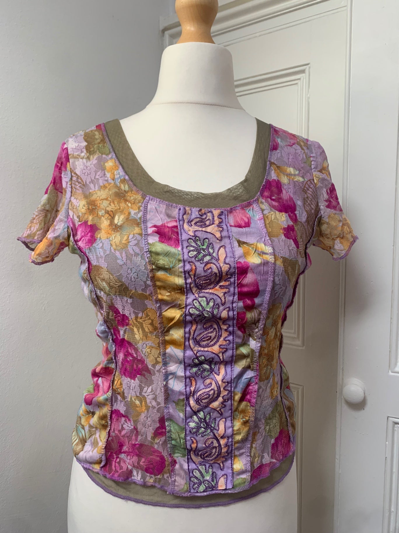 vintage fairy purple top