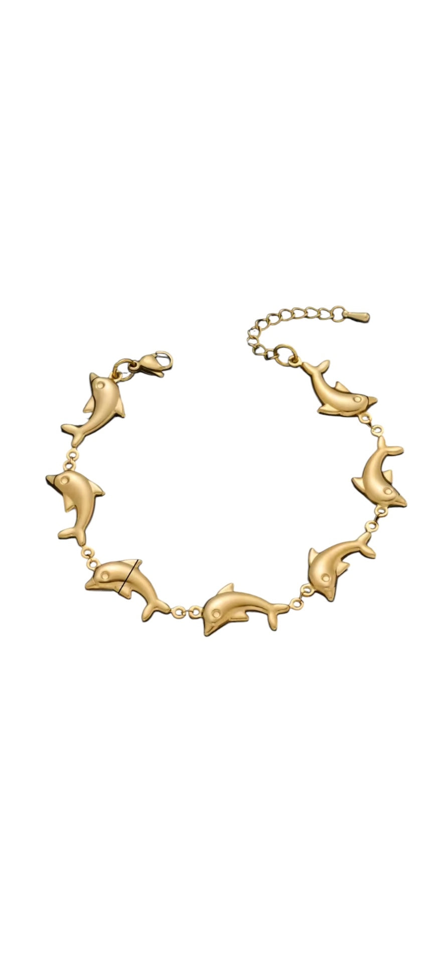 Gold Dolphin Bracelet