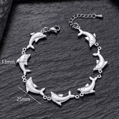 Silver Dolphin Bracelet