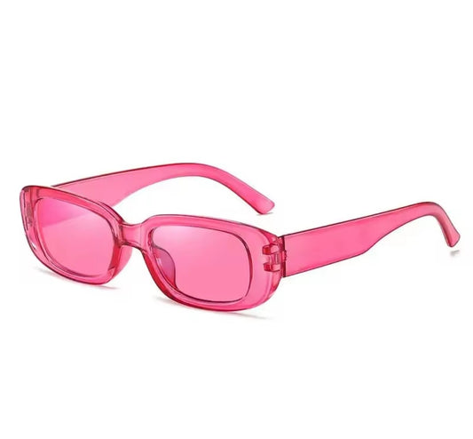 90s Oblong Sunnies Pink