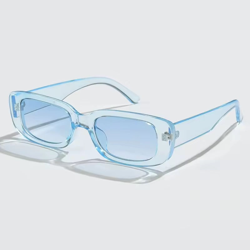 90s Oblong Sunnies Blue