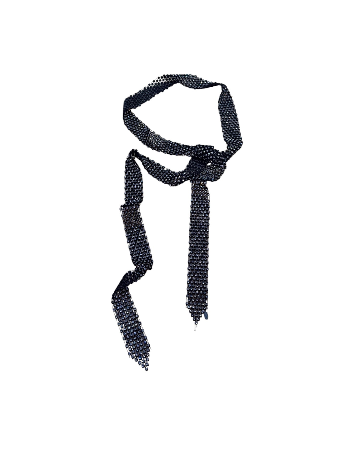 Black Crystal Disco Scarf