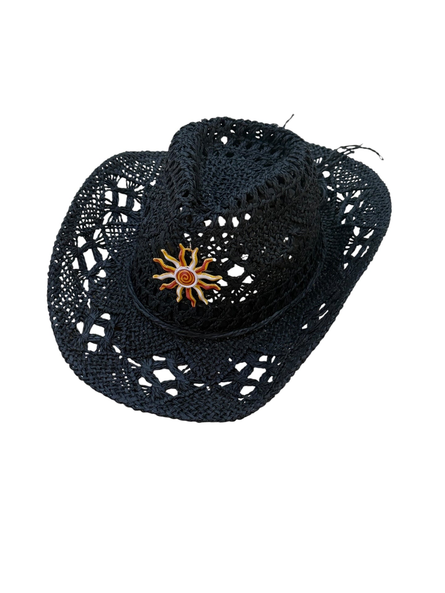 Solstice Straw Cowboy Hate In Black