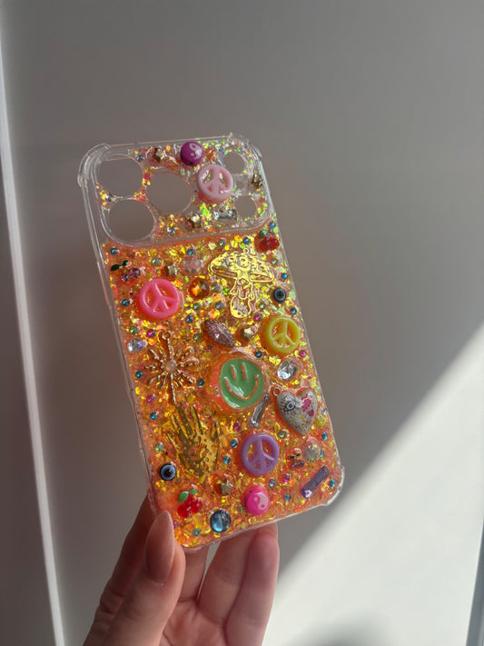 Orange phone case iPhone 17 pro max