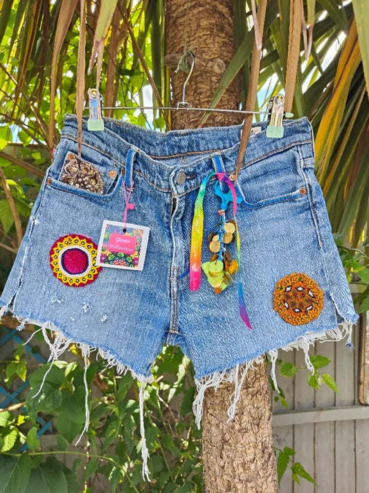 Vintage levi cut off shorts - waist  30  inches
