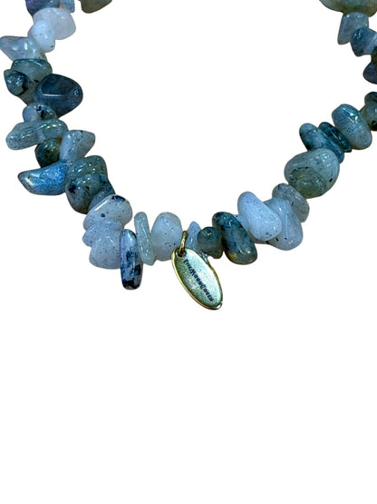 Labradorite Chip Bracelet