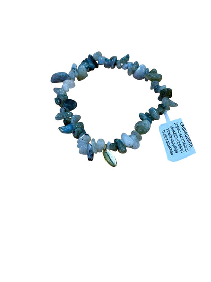 Prehnite Chip Bracelet