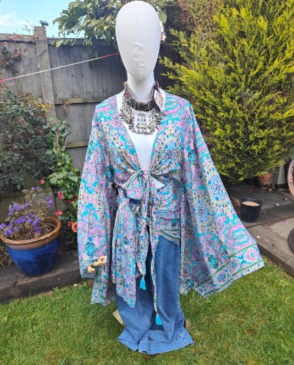 Pefkos co ord set top and sarong scarf 
