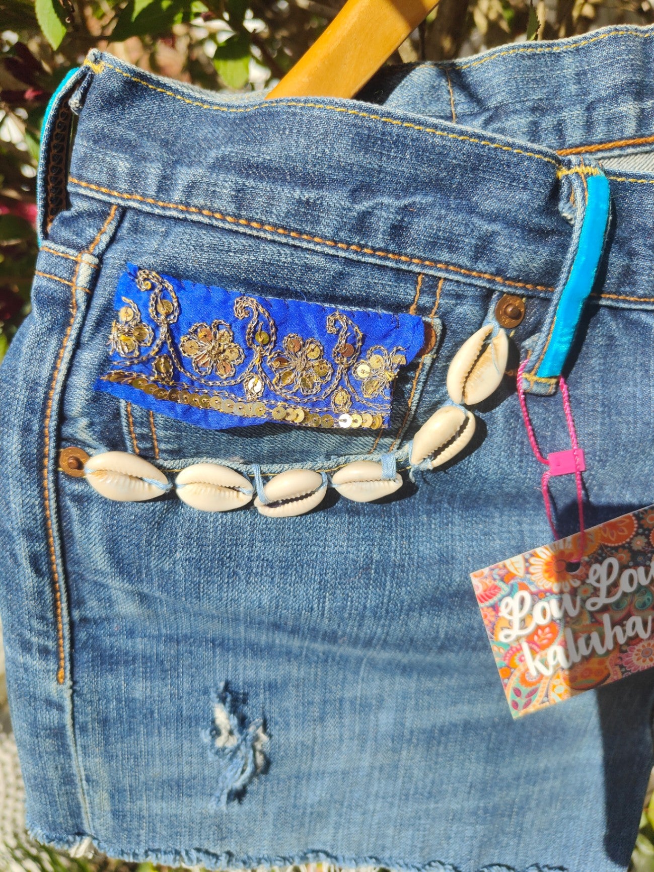 Vintage Levi Shorts- upcycled - waist 32 inches