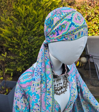 Pefkos co ord set top and sarong scarf 