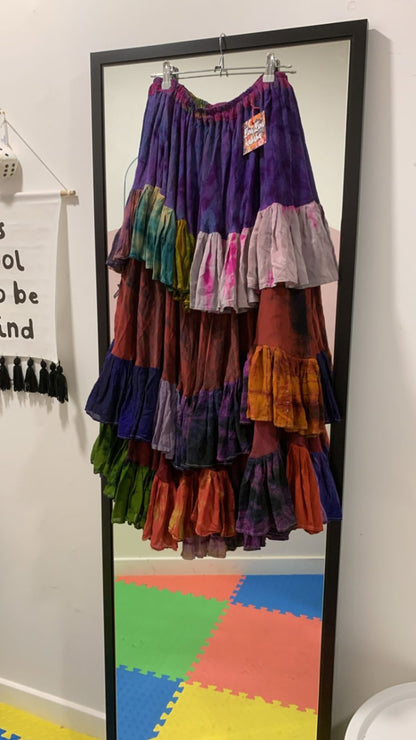 Wanderlust maxi skirt - rainbow 6-14