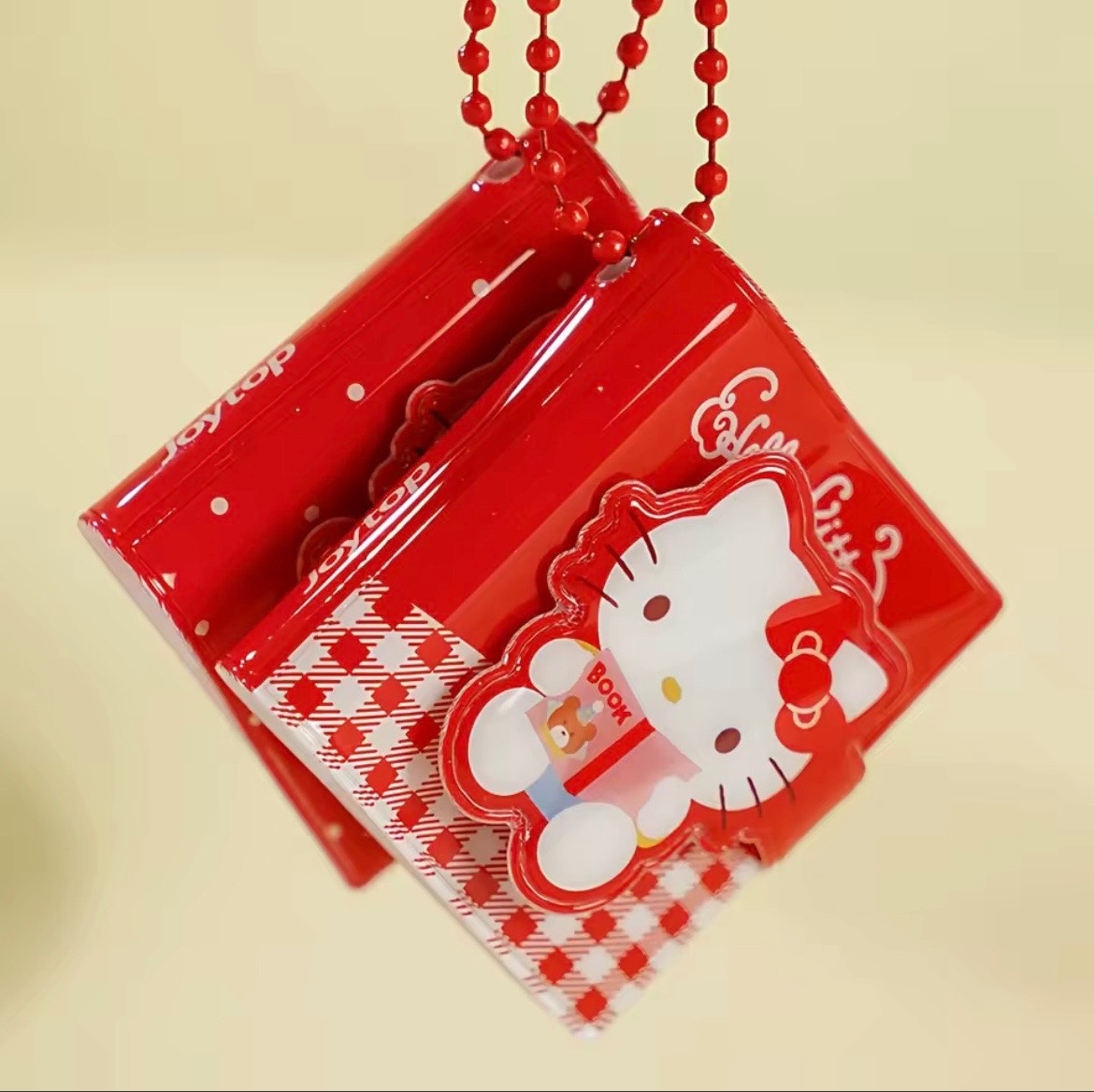 Hello kitty mini notebook bag charm 