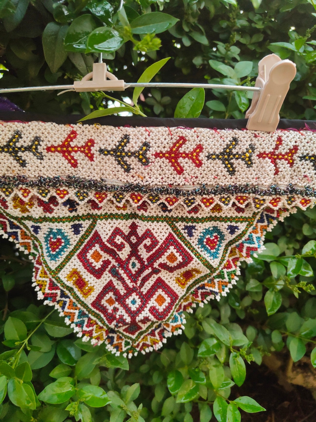 Boho tribal triangle belt - unique -one off 