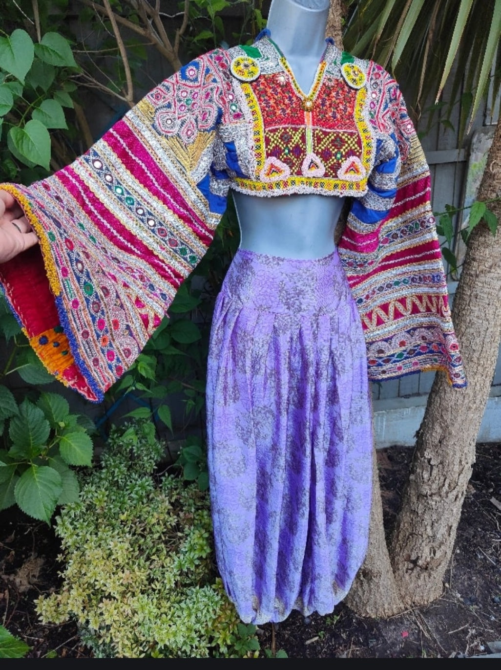 Vintage Afghani Bohemian Top - Rare and unique 