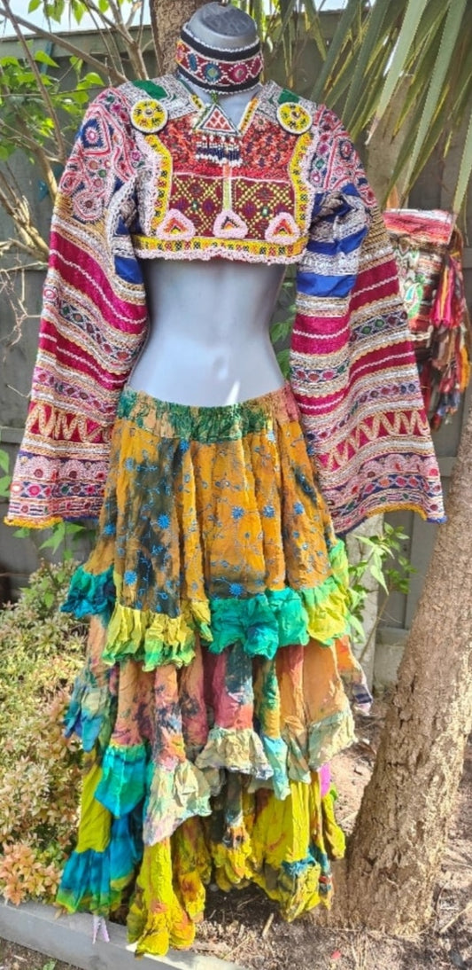 Vintage Afghani Bohemian Top - Rare and unique 
