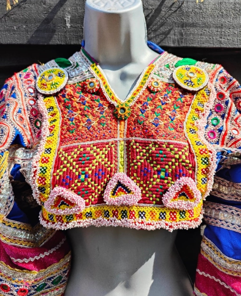 Vintage Afghani Bohemian Top - Rare and unique 