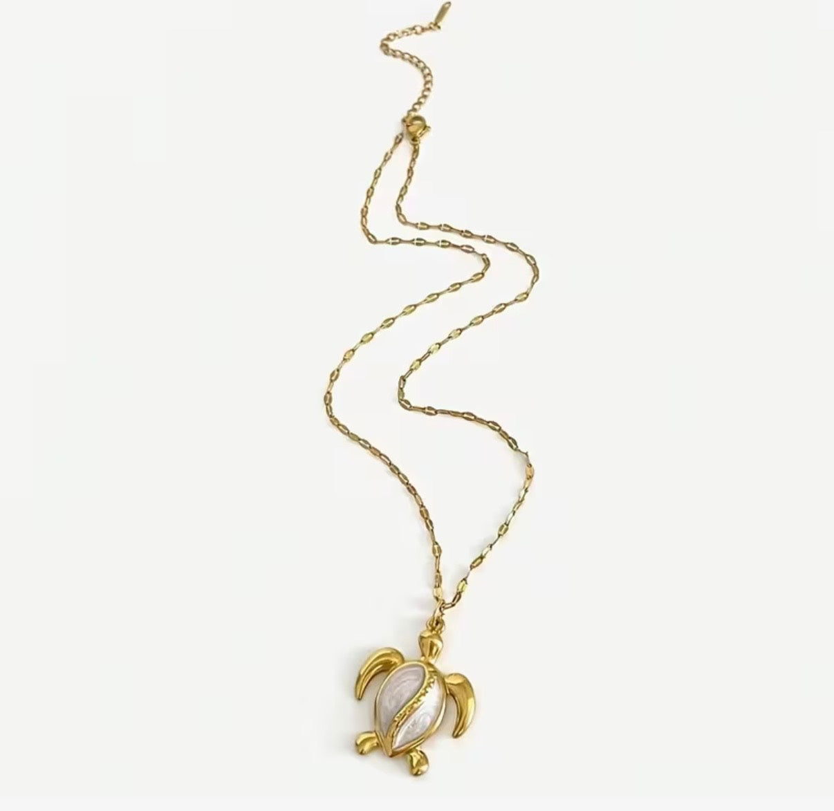 Turtle Gold Stainless Steel Necklace