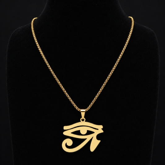 Golden Horus Eye Pendant