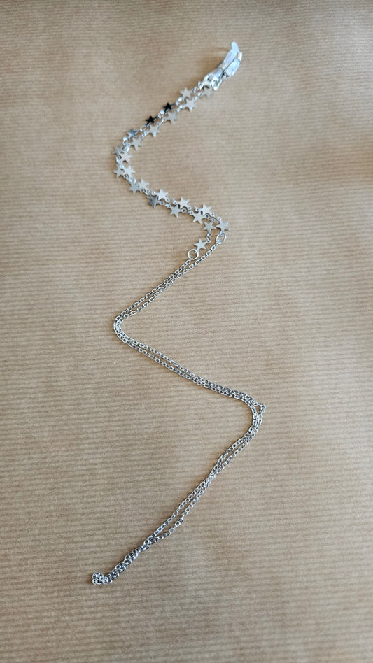 Sunglasses Chain: Silver Stars