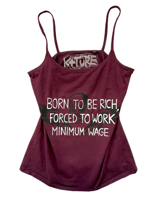 K4TURE dark purple cami top