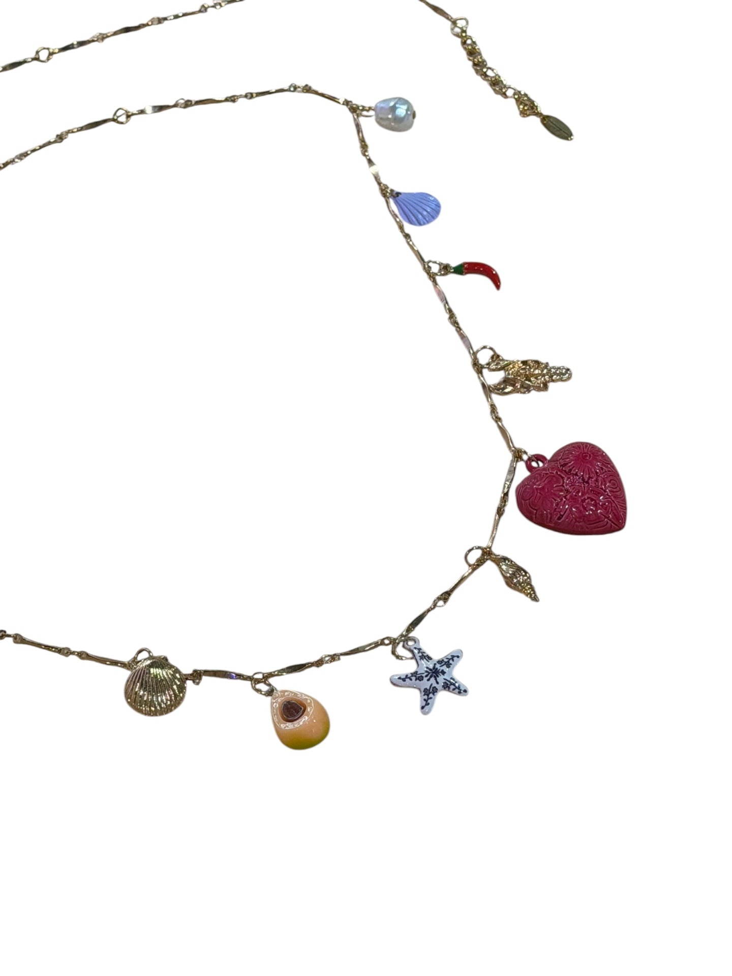 Gold Charm Chain Belt