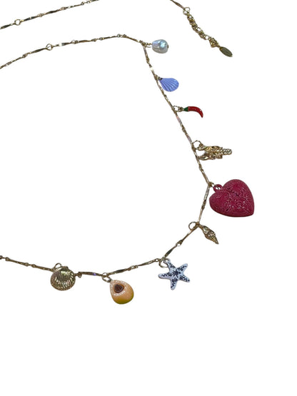 Gold Charm Chain Belt