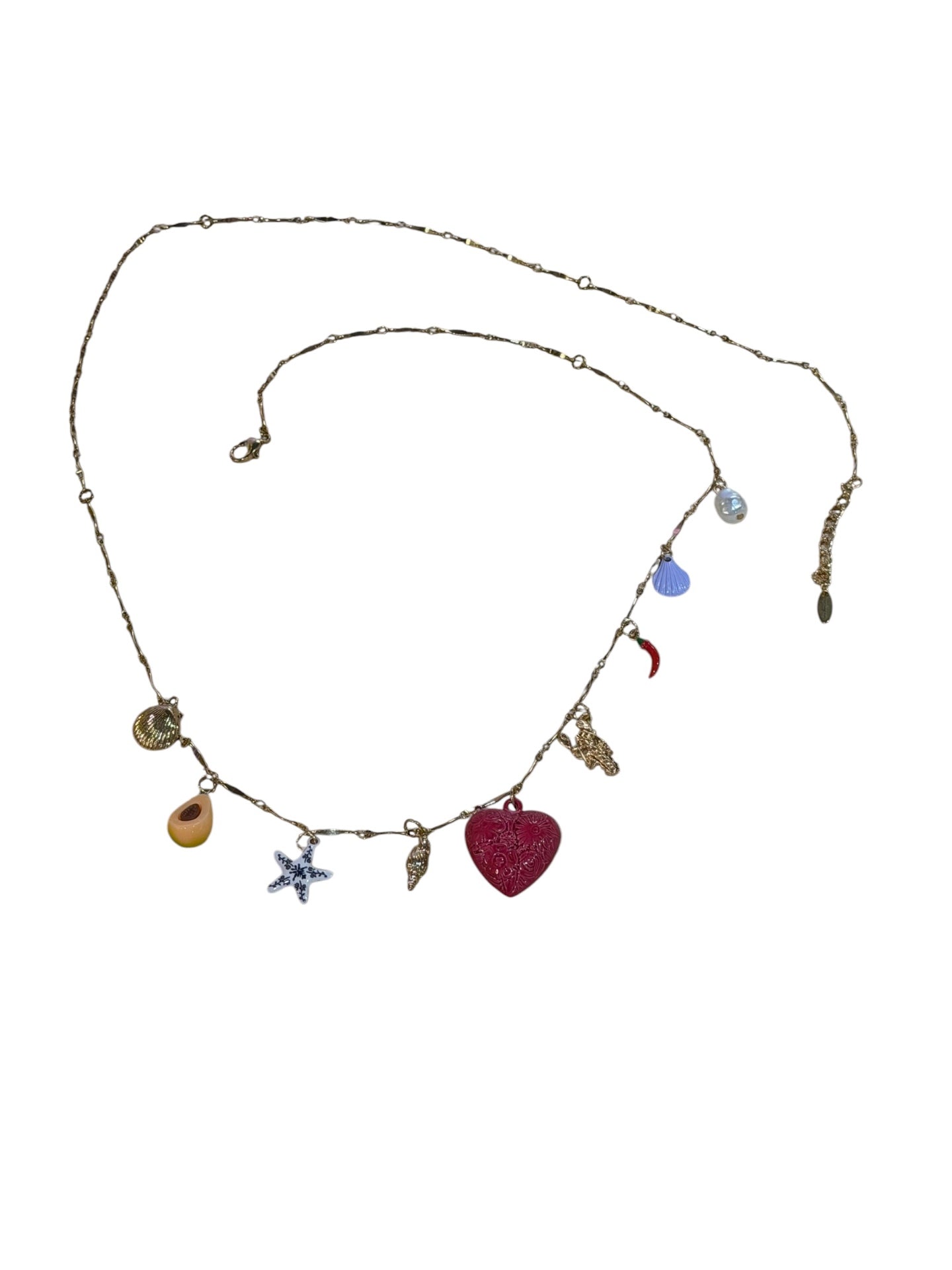 Gold Charm Chain Belt