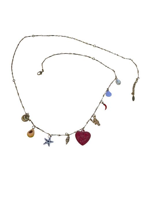 Gold Charm Chain Belt