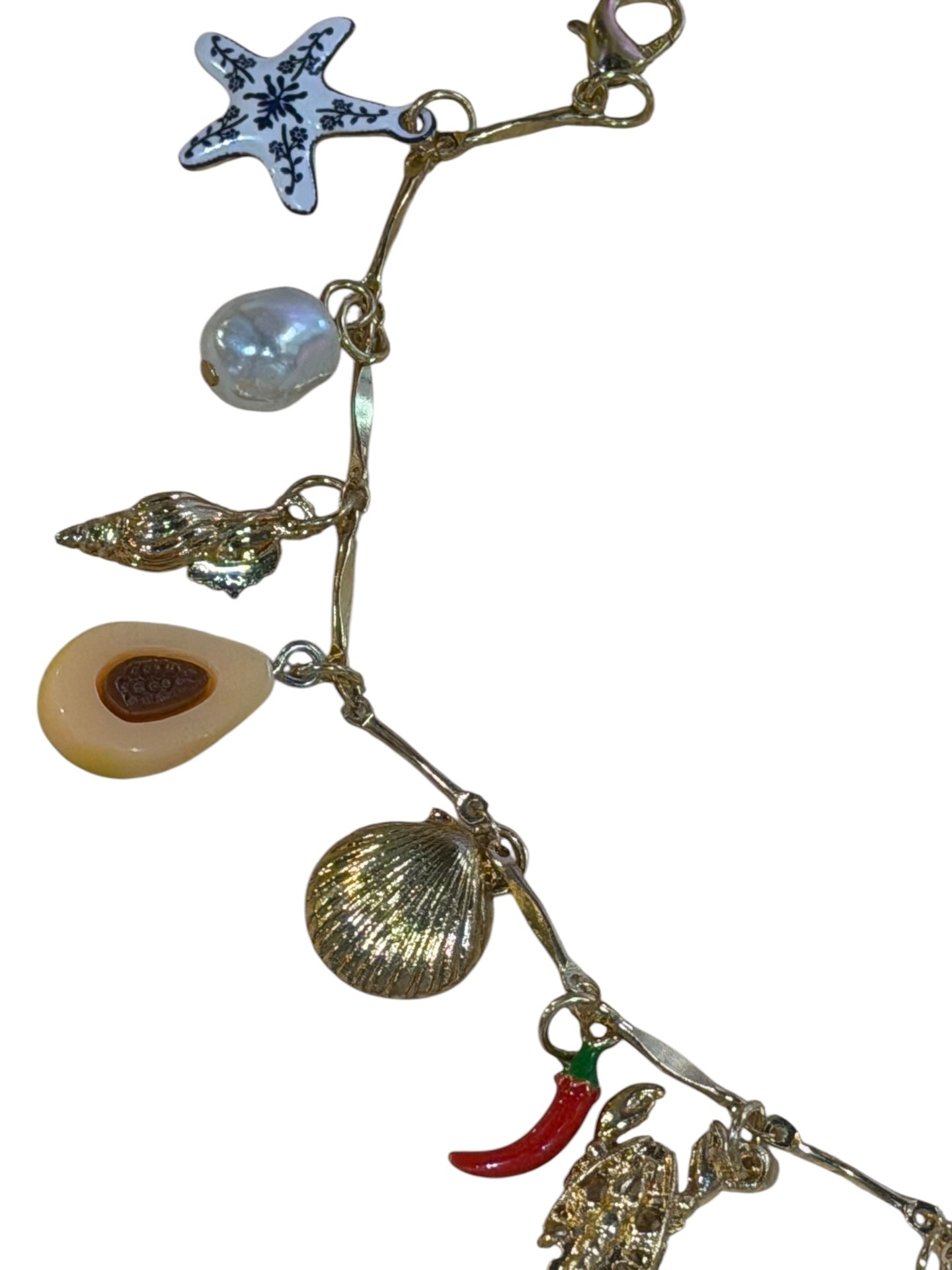 Gold Charm Bracelet