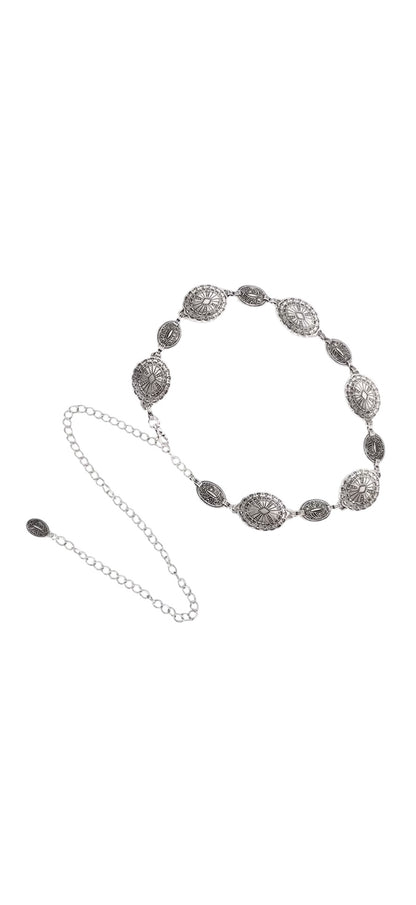Silver Relic Chain Belt