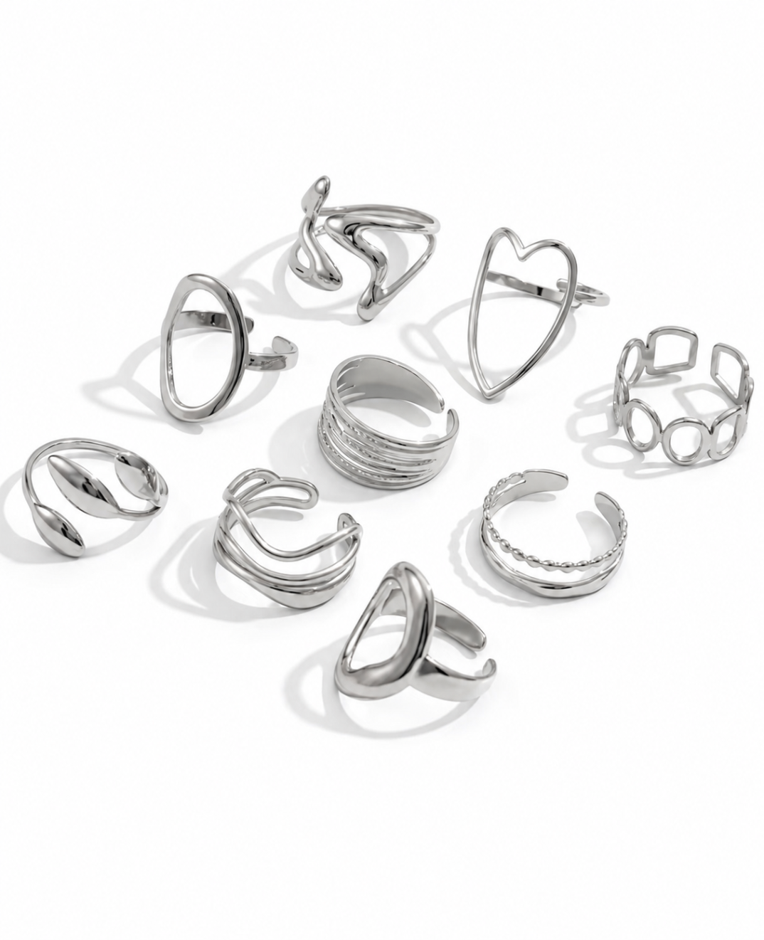 Silver Pot Luck Stainless Steel Ring