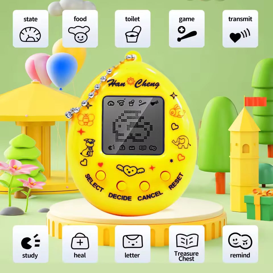 Tamagotchi Virtual Pet Key Chain Mix Colours 
