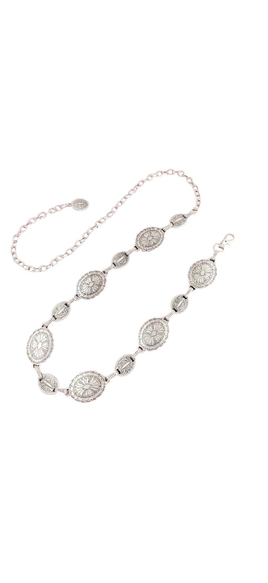 Silver Relic Chain Belt
