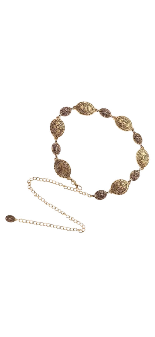 Gold Relic Chain Belt