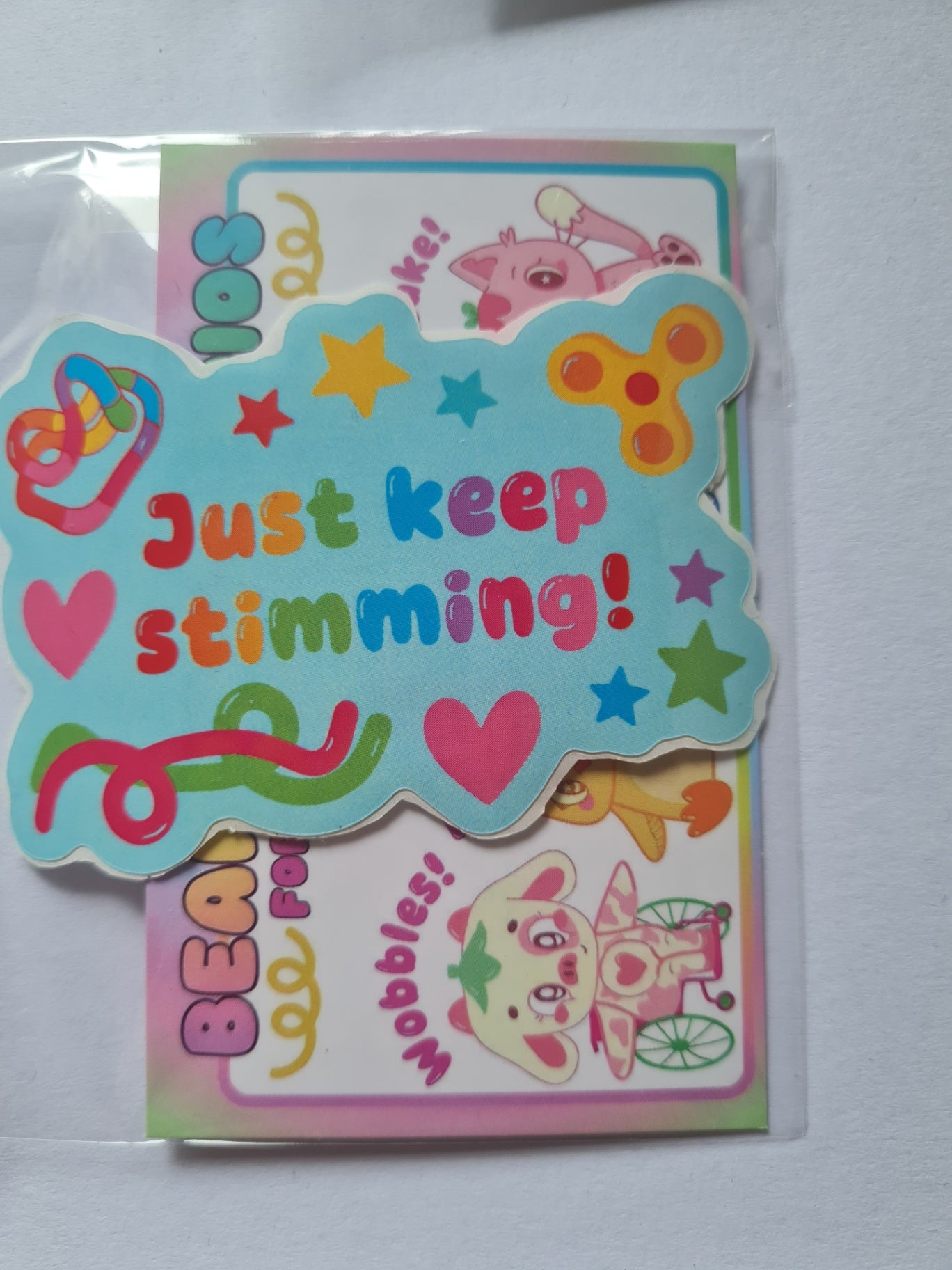 Just Keep Stimming Sticker!