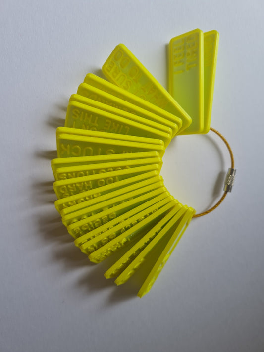 Yellow Communication Talk Tags!