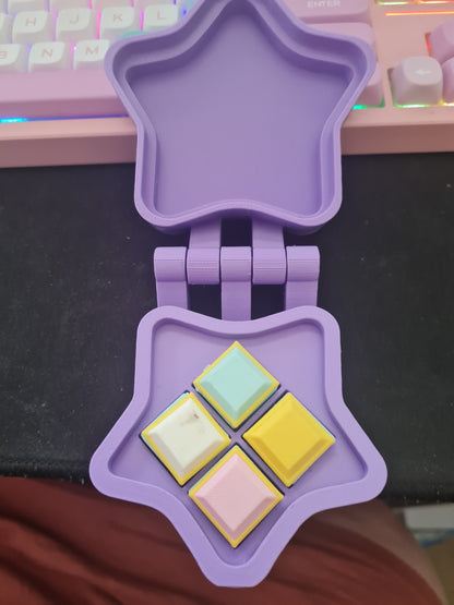 compact clicker purple