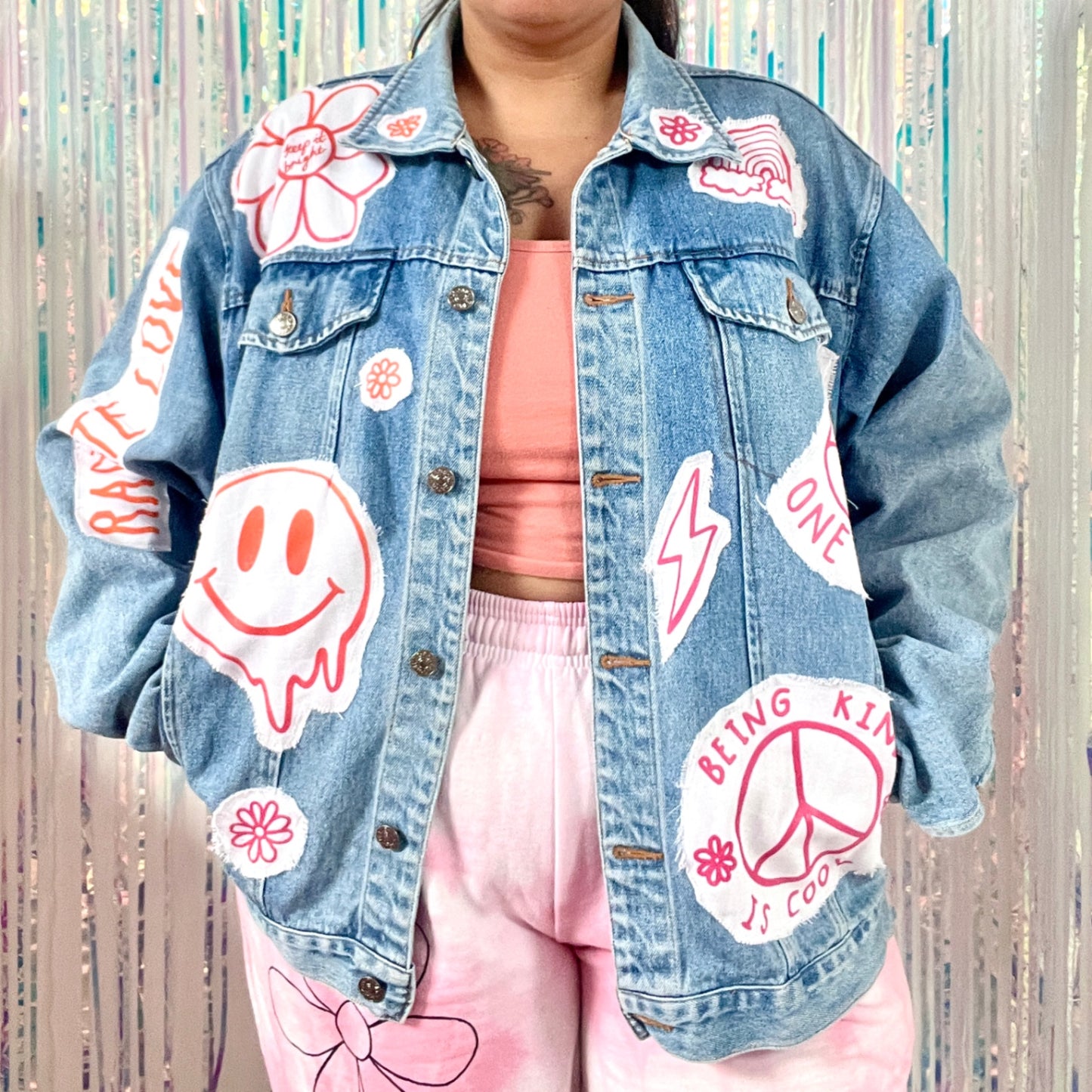Hippie Heart denim jacket - 1