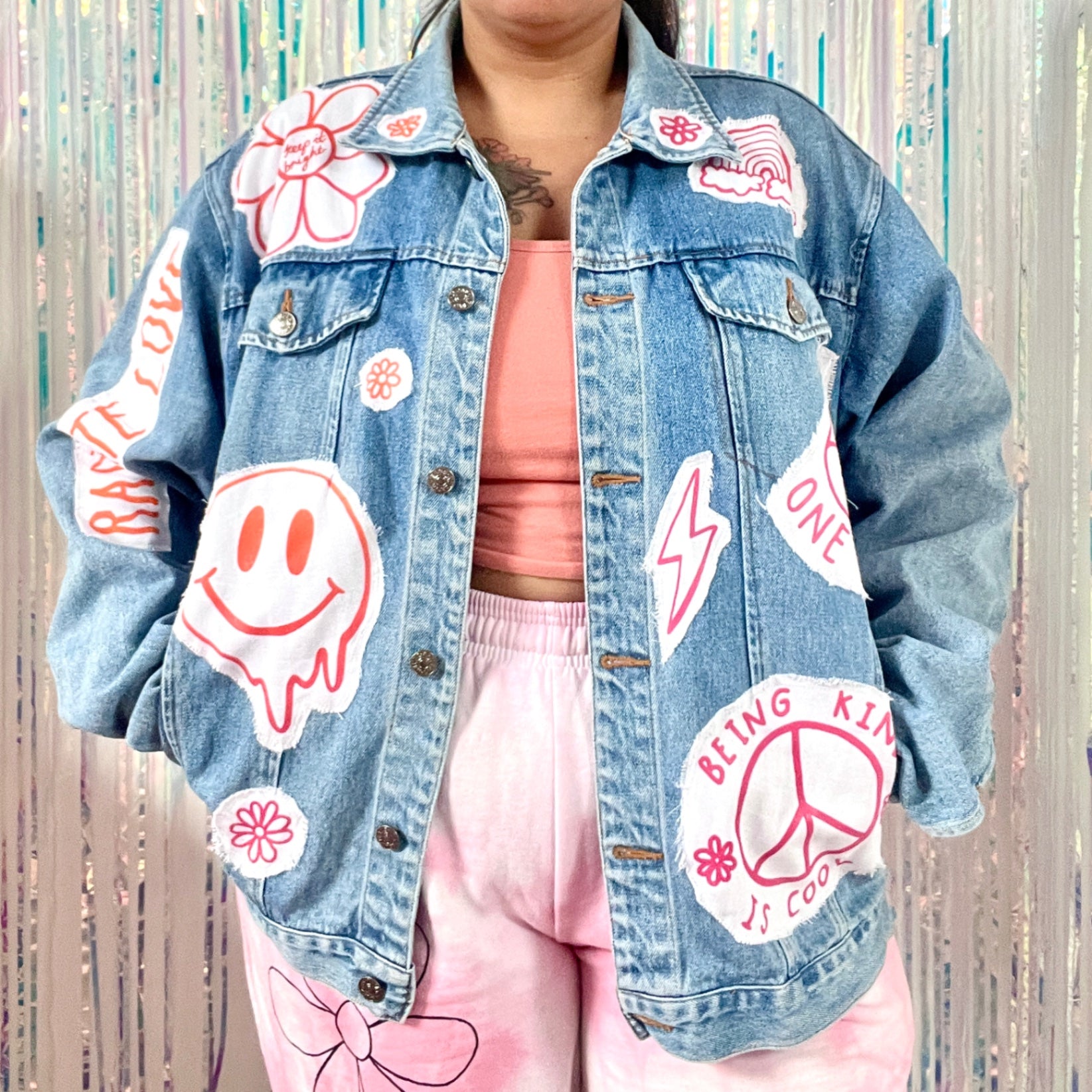Hippie Heart denim jacket - 1