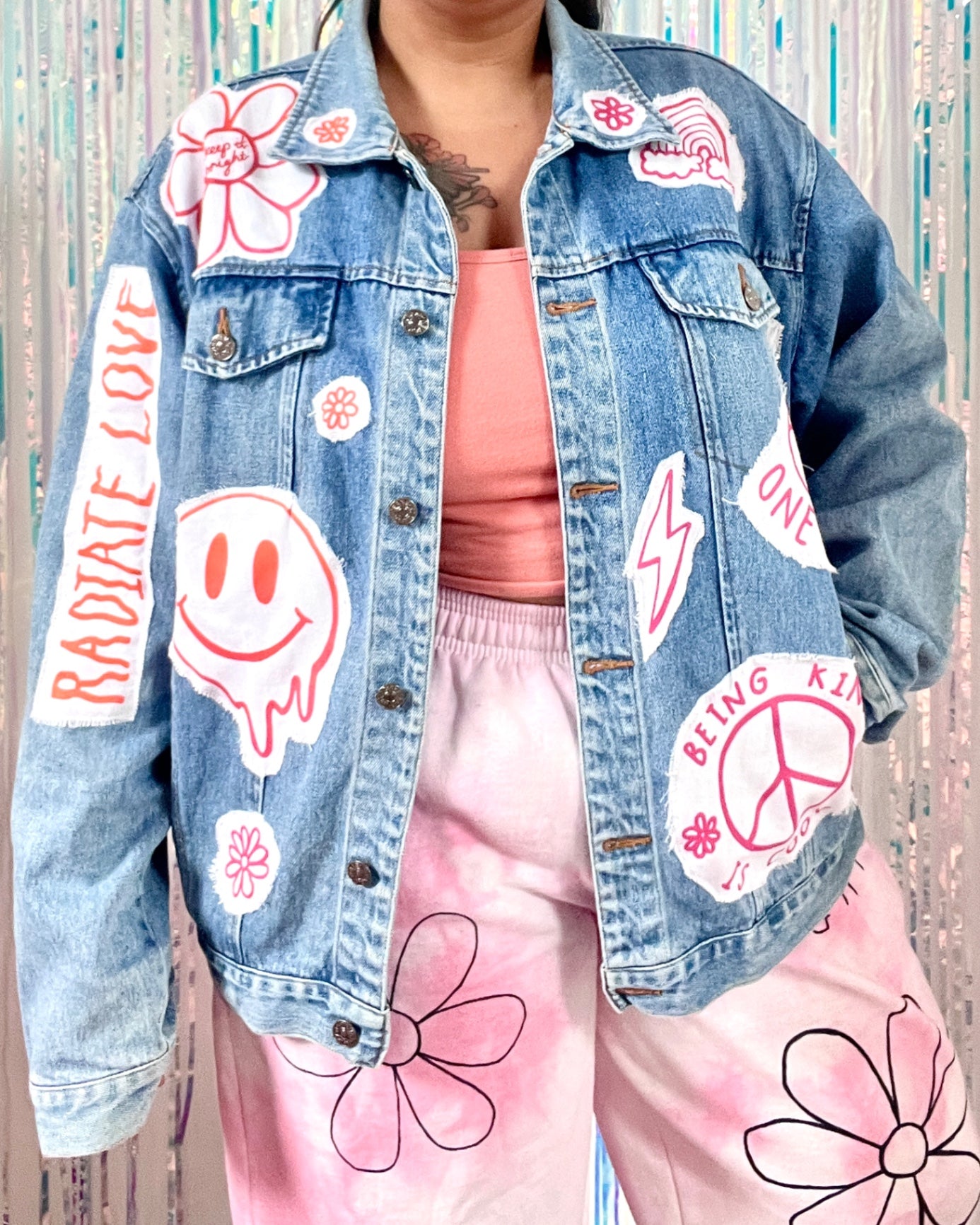 Hippie Heart denim jacket - 1