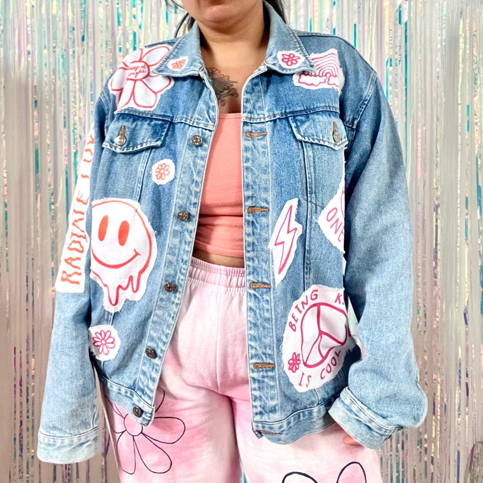 Hippie Heart denim jacket - 1