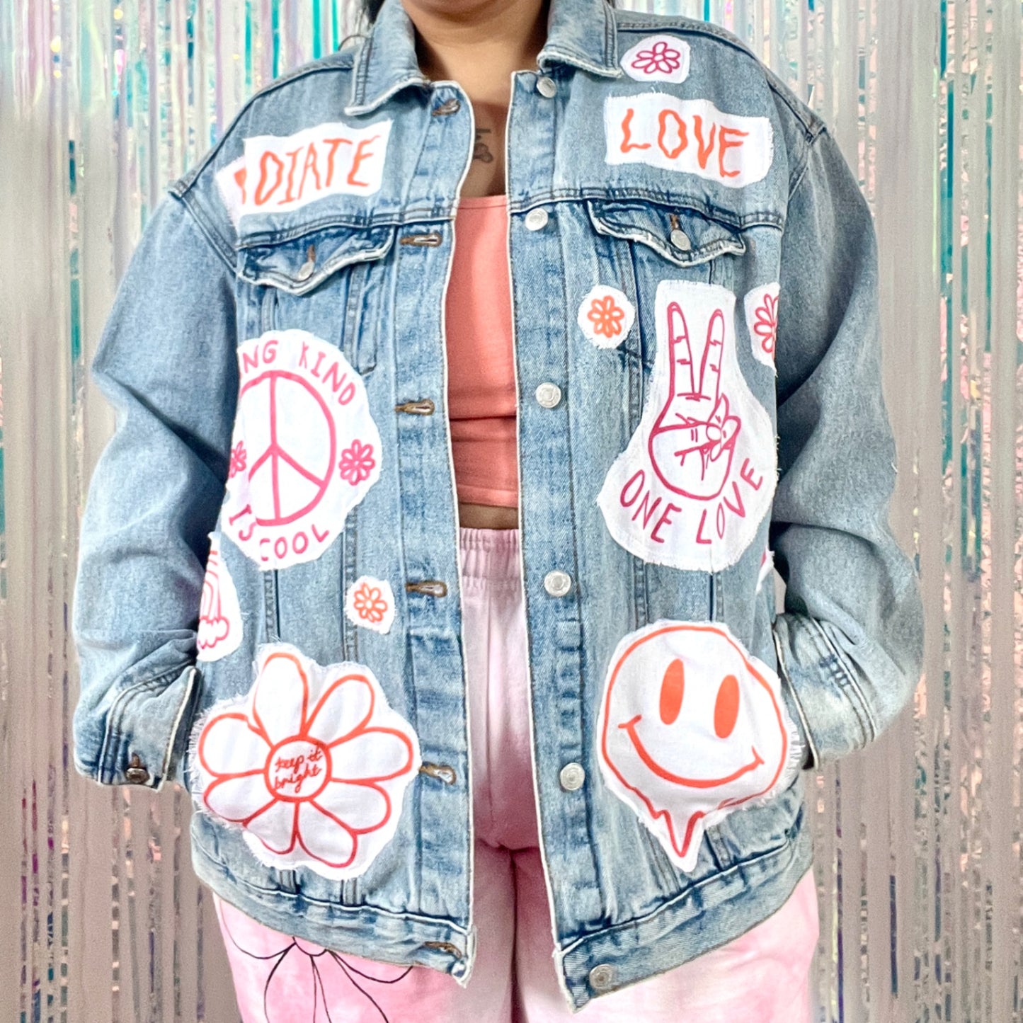 Hippie Heart denim jacket - 2