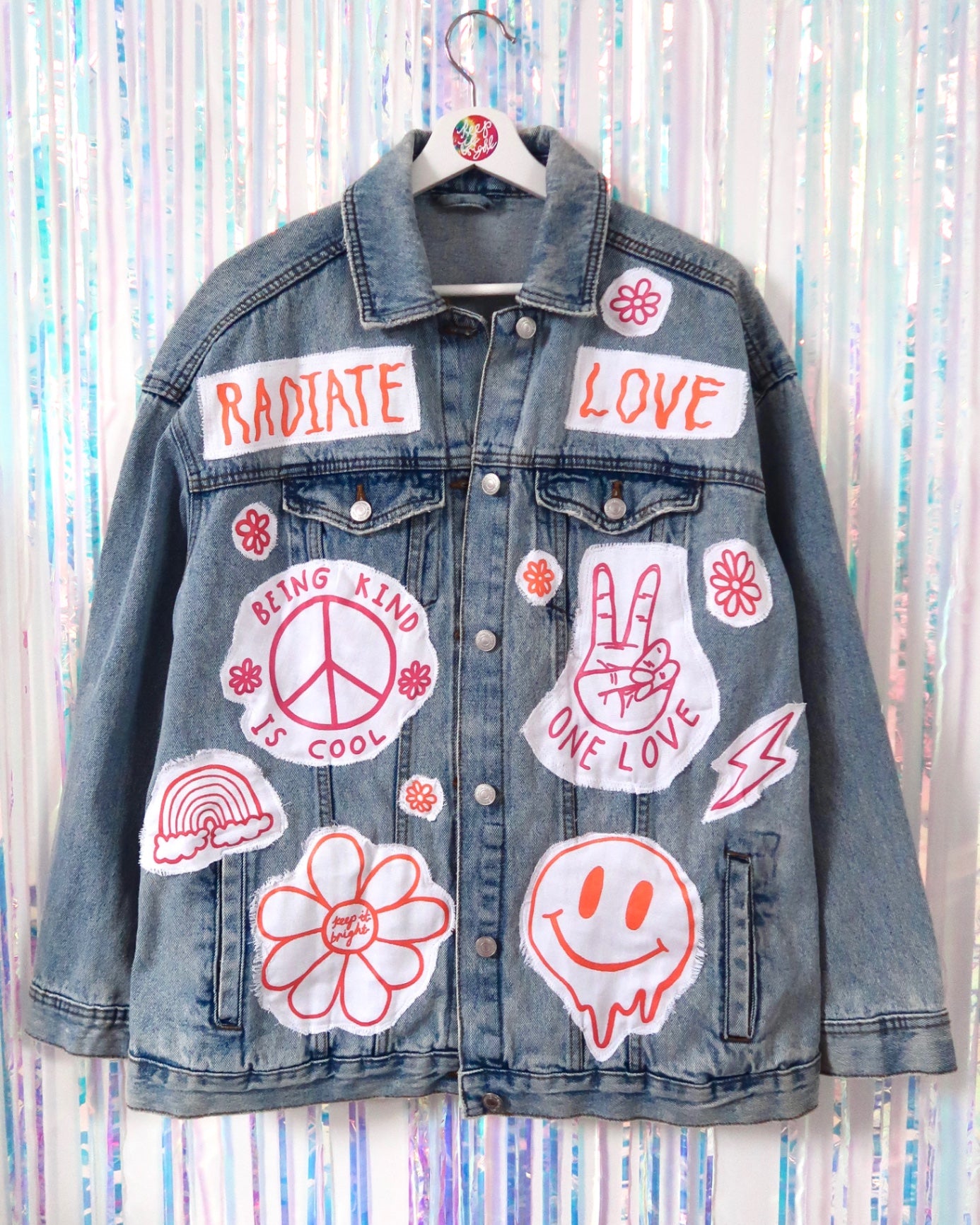 Hippie Heart denim jacket - 2